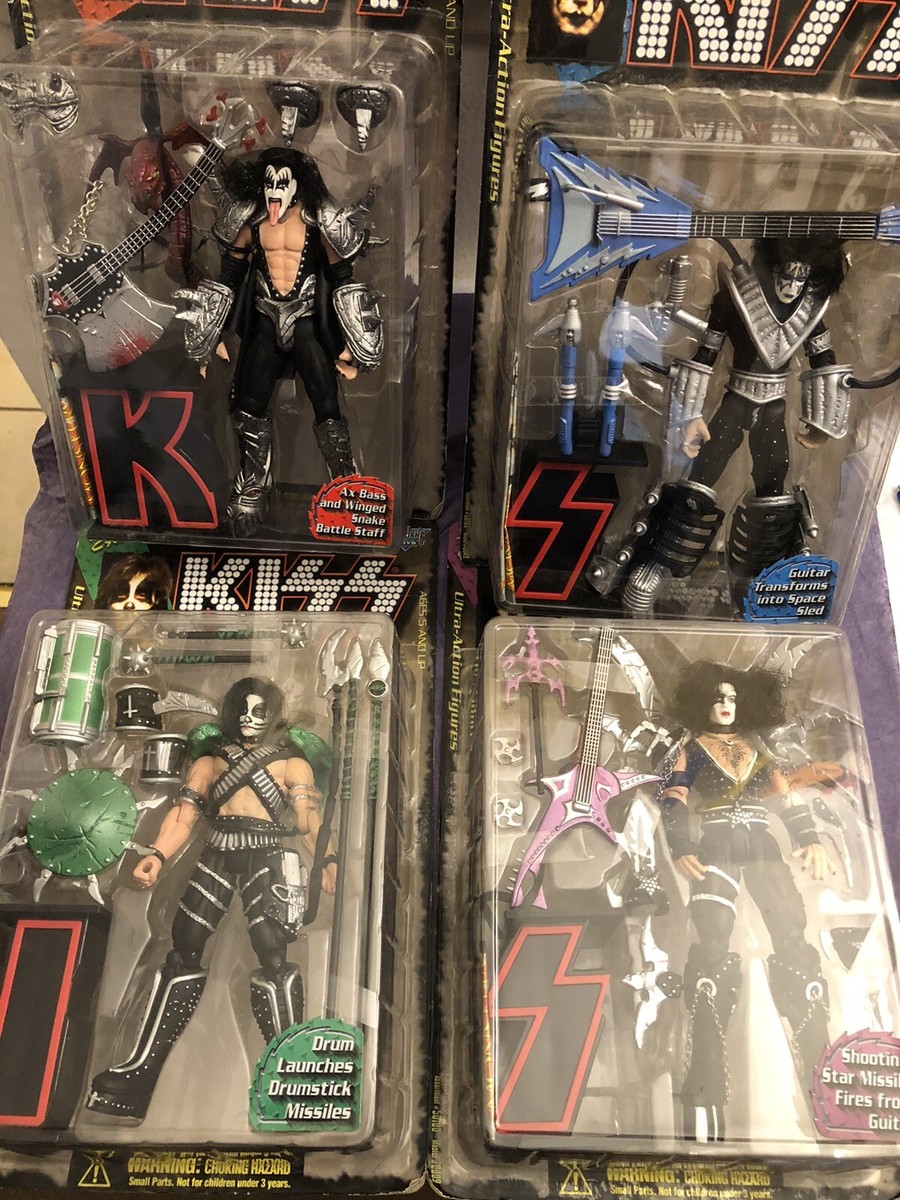 McFarlane Toys 1997 KISS Ultra Action Figures Set of 4