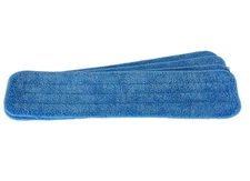 25 Pack, 24" Microfiber Looped Mop Pads Wet/Dry Refill 400GSM, Pro Grade