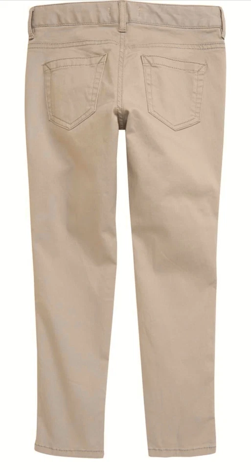 Pantalones de mezclilla Tucker + Tate Boys color caqui tostado ajustable 5 bolsillos uniforme escolar 18 Foto 2 de 2