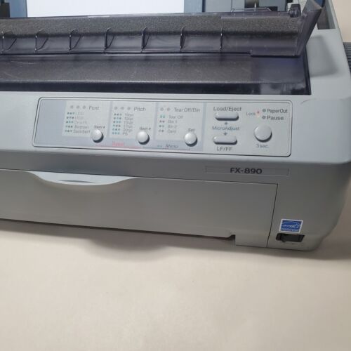 Epson FX-890 Dot Matrix Matix Printer P361A - Parallel port, USB w/ Manual - Picture 6 of 15