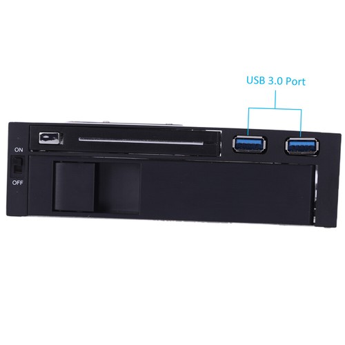 New Dual Bay 3.5" + 2.5" Inch III Hard Drive HDD & SSD Rack Enclosure O0A2 - Picture 2 of 10