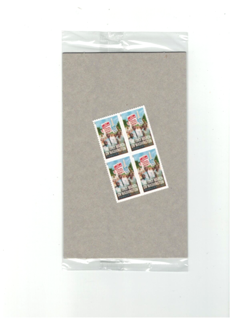 S#4804 March on Washington 50th Anniversary-Block of 4 Forever Stamps-2013-MNH S#4804 March on Washington 50th Anniversary-Block of 4 Forever Stamps-2013-MNH