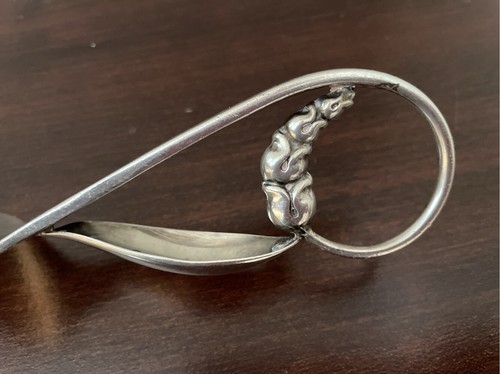 Vintage Petersen Hand Made Sterling Silver Cake Server - Picture 5 of 13