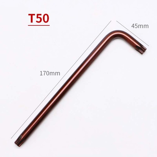 L Shape Torx Star Security Key Wrench with Hole Screwdriver T6 - T50 Metric - Picture 18 of 18