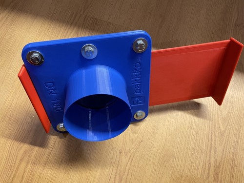 DN100 100mm Blastgate Absperrschieber Sperrschieber Absauganlage Werkstatt DIY - Bild 7 von 8