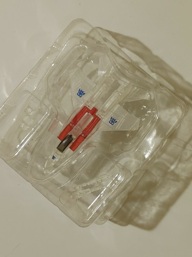 WST Worlds Smallest Transformers *Brand New* Clear Edition Starscream 100%...
