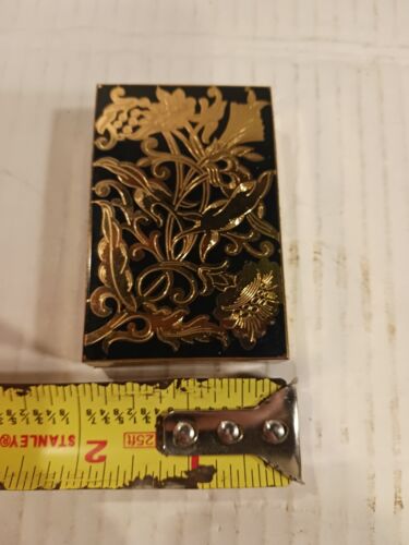 Vintage Elgin American Gold Tone Compact Mirror Music Box Gold Tone Works - Picture 14 of 19