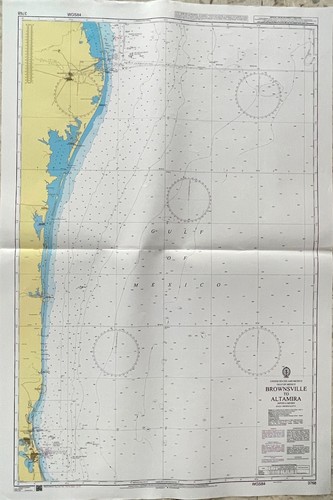 Admiralty 3768 BROWNSVILLE TO ALTAMIRA GULF OF MEXICO Genius Nautical Map Chart
