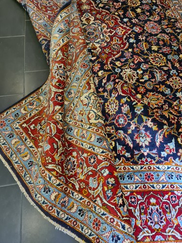 Perserteppich Orientteppich Handgeknüpfter Keshan Teppich 371x279cm - Bild 18 von 22