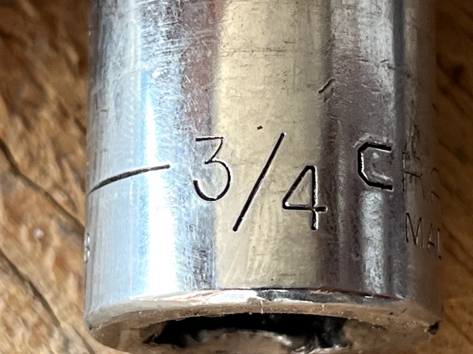 Craftsman Socket 47508. 3/4". 1/2"drive - Image 4 of 4