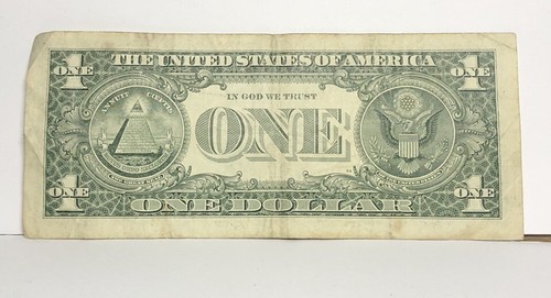 Billete de un dólar número de serie elegante de seis de una clase 1 F11181171L - Imagen 6 de 6