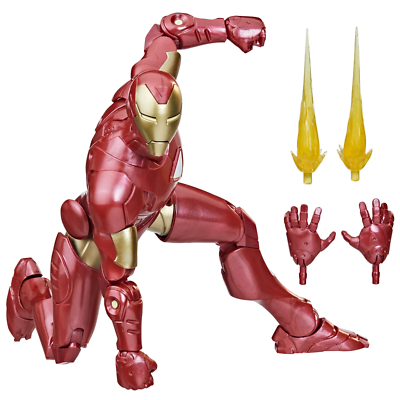 Marvel Legends アイアンマン 6体セット/付属パーツ全種類有 Amazon.com: Marvel Hasbro Legends Series 6-inch Modular Iron
