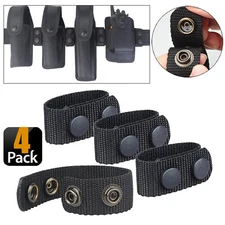 4 Pack Duty Belt Keeper 2¼" 2'' Wide Tactic Belt Equipment Belt Holder Stopper