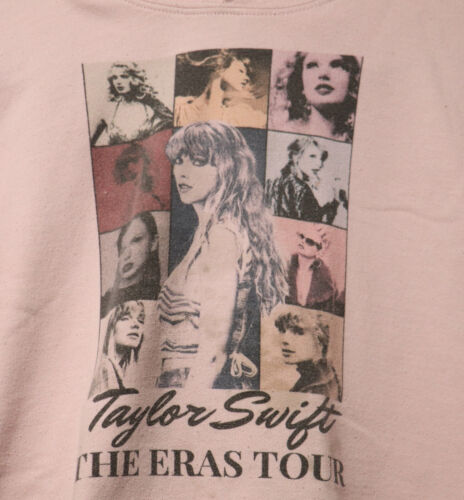 Taylor Swift The Eras Tour Pullover Pink Hoodie Mädchen Jugend Large YL - Bild 3 von 7