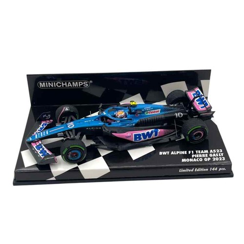 Modellino F1 Minichamps 1/43 BWT Alpine A523 P. Gasly #10 Monaco GP 2023 Limi... - Foto 3 di 5