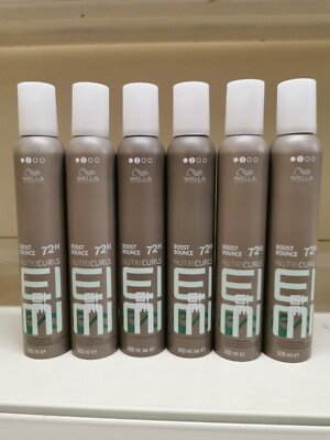 Wella EIMI Nutricurls Boost Bounce 6 x 300 ml Locken Mousse Schaumfestiger Set