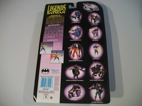 Legends of Batman ROBIN NIGHTWING w/Super-Strike Rocket Launcher & Collector Car - Picture 4 of 4
