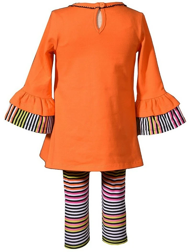 Bonnie Bebé Niña Halloween Bruja Sombrero Túnica y Leggings Conjunto-Talla-18M o 24M Foto 3 de 4