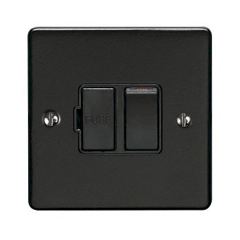 SHPELEC Matt Black Electrical Range Switches and Sockets - Picture 14 of 24