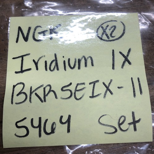New Vintage NGK Iridium IX Spark Plugs Set of 2 BKR5EIX-11 Stock No. 5464. - Picture 8 of 8