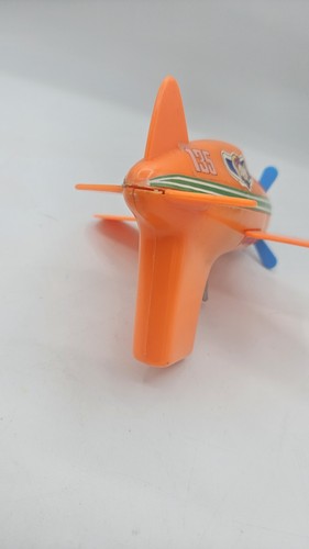 Vintage Funken Flugzeug Trigger Spielzeug toller Zustand Propeller Spins A - Bild 8 von 9