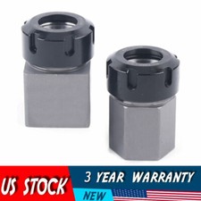 Hex & Square ER-32 Collet Block Spring Chuck Holder Set For CNC Milling Machine