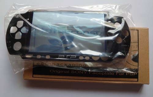 PSP 2000 / 2001 / 2002 Faceplate - Piano Black - ORIGINAL SONY Component - Picture 2 of 23