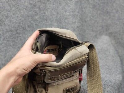 Vintage 90's Diesel spare parts Military Zip Pocket Canvas Vintage 90's Diesel spare parts Military Zip Pocket Canvas
