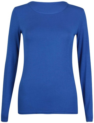 Women Ladies Underwear Winter Warm Fleece Fur Lined Thermal Long Sleeve Top New - Picture 16 of 16