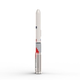 1:110 Scale Two-stage-to-orbit Heavy-lift Launch Vehicle 1355 Pieces Gift
