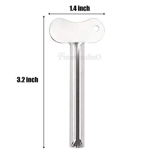 10 Stück Edelstahl Zahnpasta Tube Quetscher Schlüssel Roller Tube für Sahnetube - Bild 9 von 9