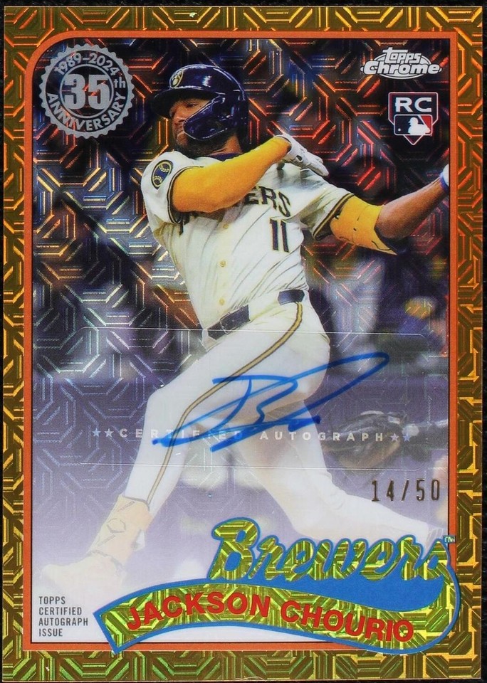 2024 Topps Update Series - Jackson Chourio #T89CU-CHO - 1 of 1