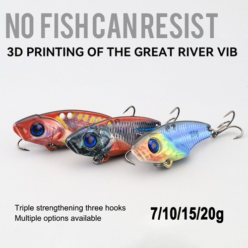 Vib Vibrating Lure 7g-20g 3d Printed Sanbon Hook Long Casting offres Road Runner False