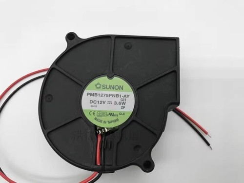 SUNON PMB1275PNB1-AY DC12V 3.6W 75*30MM 2-Wire Turbo Cooling Fan - Picture 2 of 4