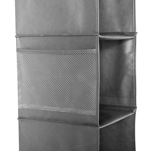 5 Section Hanging Closet Organizer for Clothes Durable Shelves Home Storage - Picture 3 of 19