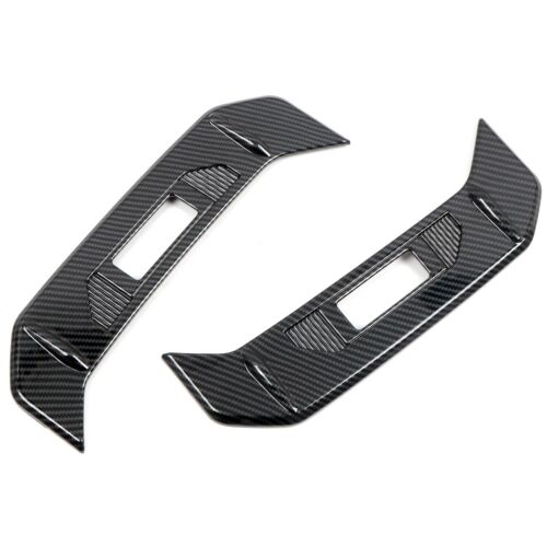For Toyota Tundra 2022 2023 Carbon Fiber Rear Tail Light Side Lamp Cover Trim - Foto 4 di 7