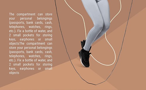 Running Belt Waterproof Adjustable Anti-Theft Unisex Waist Bag for Outdoor Sport - Photo 8 sur 22