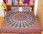 Bedding Set Double Quilt Duvet Cover Mandala Hippie Gypsy Indian Blanket Set