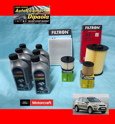 Kit Tagliando Ford 1.6 TDCi Kit Tagliando Ford Motorcraft Per Focus 3, C-Max 2 1.6 TDCi Dal 2011 - 3 Filtri 5 Litri Olio Tagliando C-Max 2 2011 - Foto 13