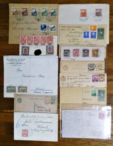 Hungary Postal History Lot 26 Items incl. Some Scarce, 1876 and Air Mail - Picture 2 of 9