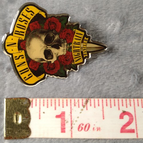 Guns N Roses Fan Club Pin Nightrain GNR Anstecker Nachtzug Axl Rose Slash selten - Bild 4 von 5