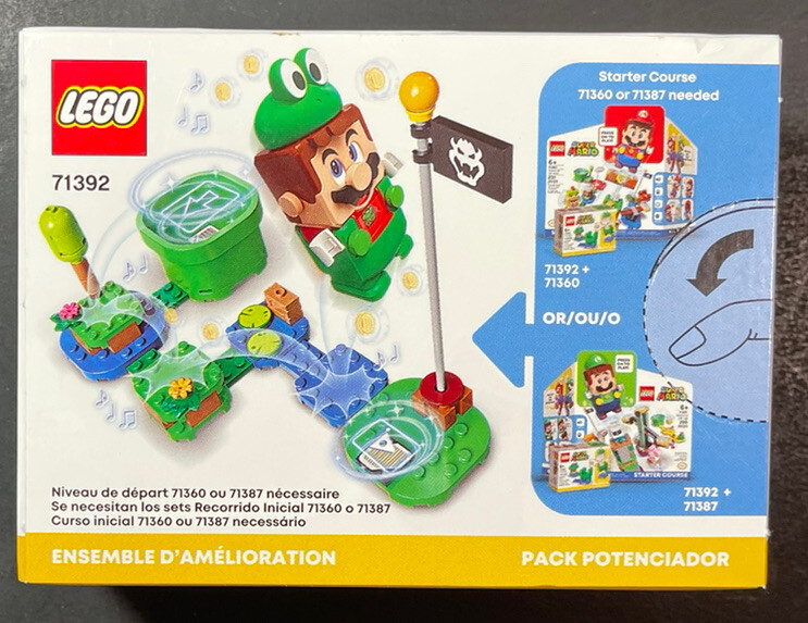 LEGO Super Mario Power-up Pack 71392 [ Frog Mario ] NEW | eBay