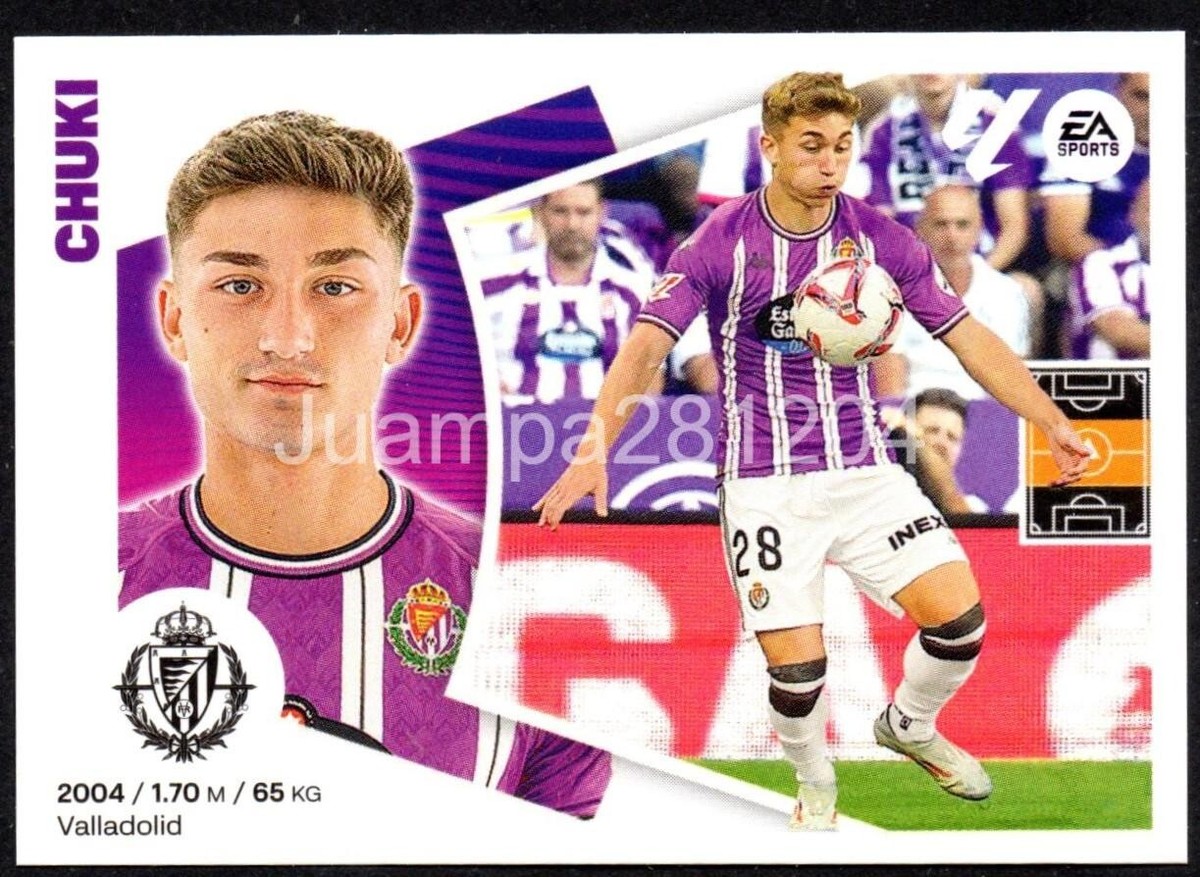 CHUKI #12B REAL VALLADOLID CF CROMO LA LIGA ESTE 2024-25