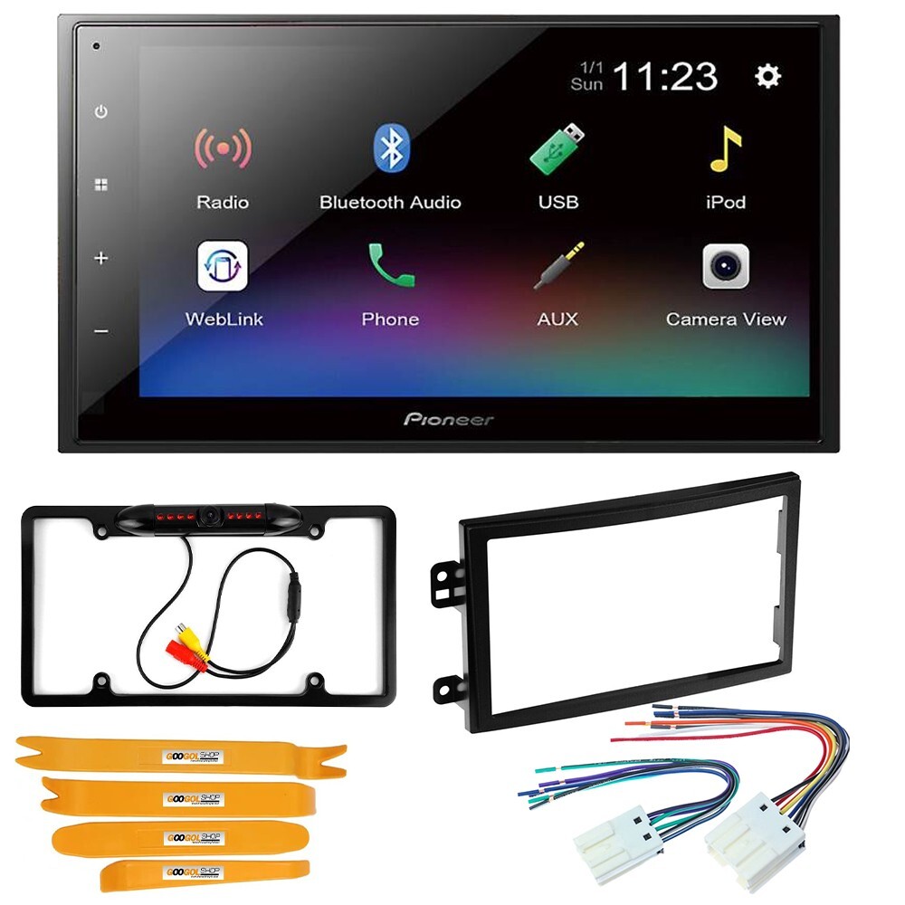 Автомобильный стереосистемный комплект Pioneer DMH-342EX 6.8 Digital Media для Nissan 350Z 2003-2005 годов выпуска