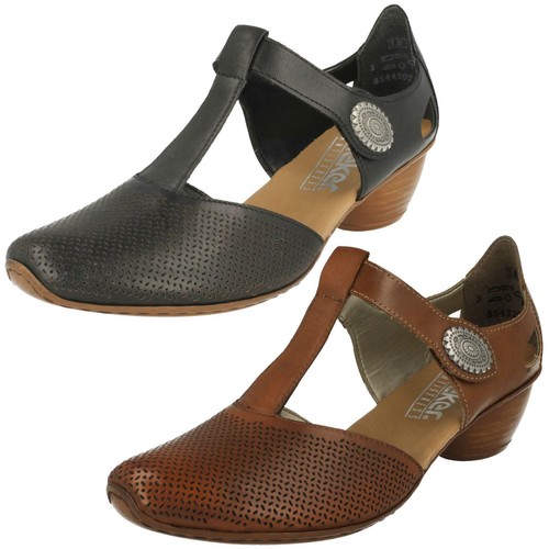 de Rieker Marrón Loop Zapatos 43730 para Hook mujer tacón Smart SEqwdw6