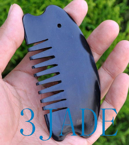 Natural Sinbi Bian-Stone Comb - Bianstone Therapy - Picture 4 of 6