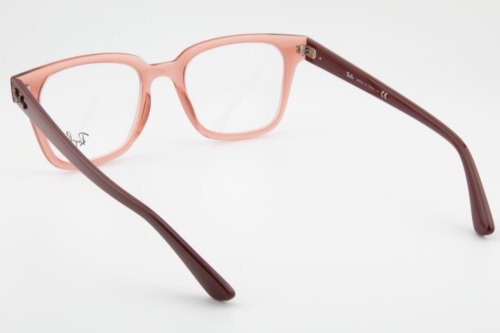 Ray-Ban RB4323-V 5942 Unisex quadratische Brille Rahmen transparent hellrot 51 mm - Bild 5 von 10