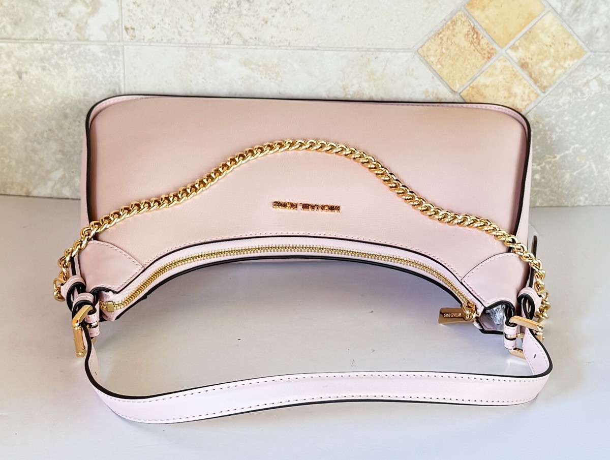 MICHAEL KORS WILMA LARGE STRING CHAIN SHOULDER LEATHER BAG