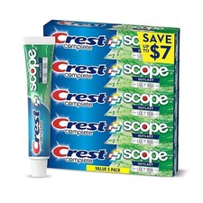Crest Complete + Scope Outlast Ultra Toothpaste (6.3 oz, 5 pk.)