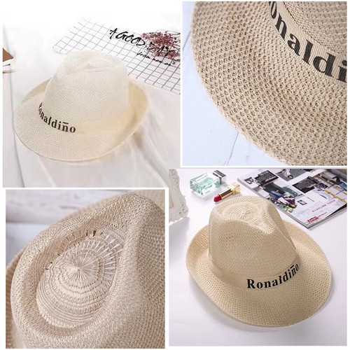 Summer Unisex Trilby Fedora Hat Gangster Cap Men Beach Sun Hat Jazz Panama UK - Picture 7 of 12